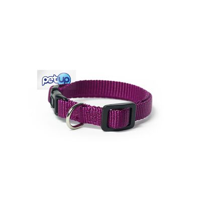 Petup Collare nylon a sgancio 15 mm viola