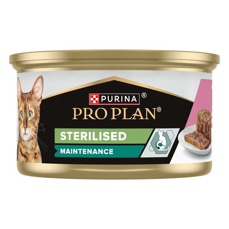 Purina Pro Plan Cat Adult Sterilised Pat&egrave; con Salmone e Tonno 85 gr