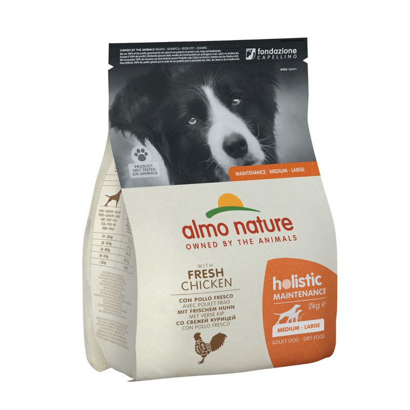 Almo Nature Holistic Dog Adult M-L con Pollo 2 kg