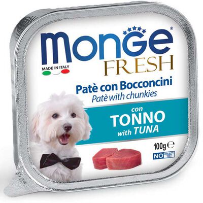 Monge Fresh Dog Adult Paté con Bocconcini con Tonno 100 gr