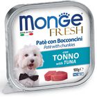 Monge Fresh Dog Adult Paté con Bocconcini con Tonno 100 gr image number 0