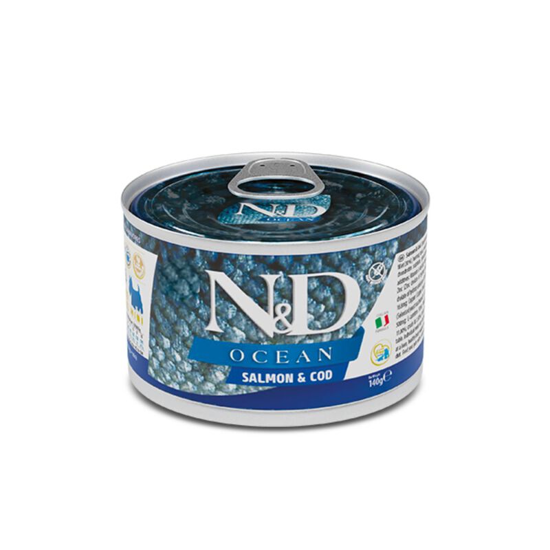 Farmina N&D Ocean Dog Adult Mini Salmone e Merluzzo 140 gr