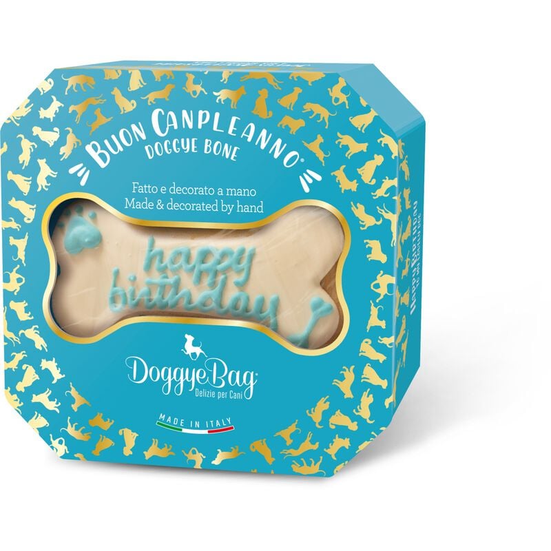 DoggyeBag Bone di Campleanno per cani Azzurra 85 gr