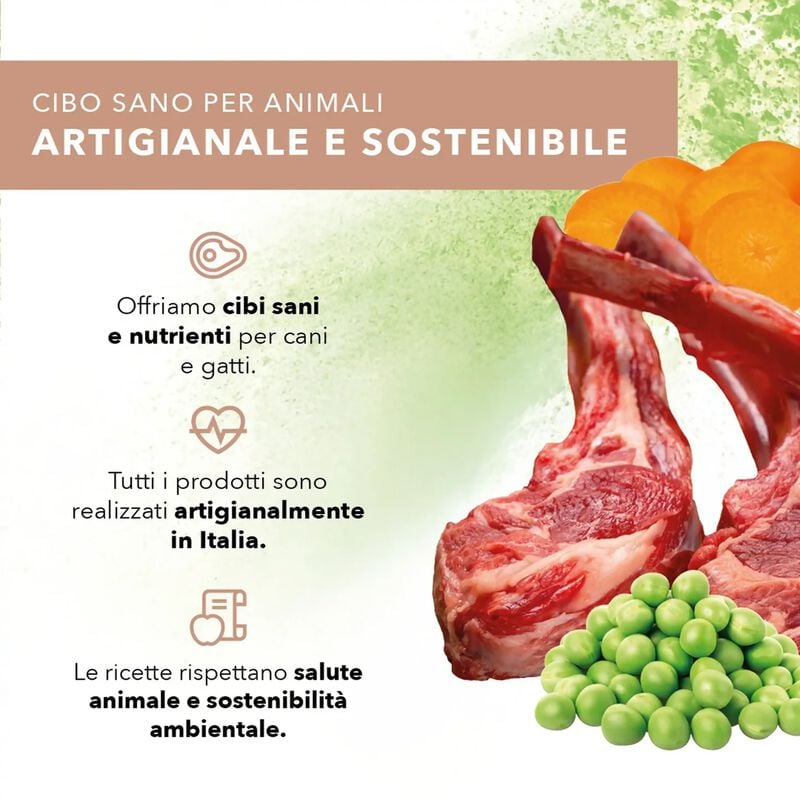 Tasty Pet Polpette in Salsa per cani con Agnello, Carote e Piselli 150 gr