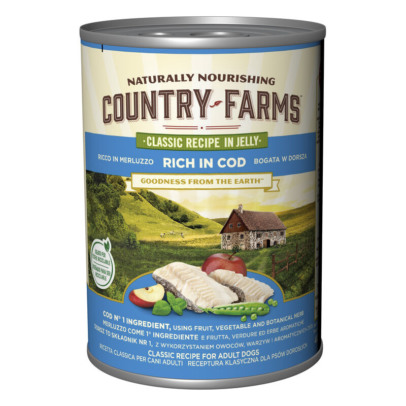 Purina Country Farms Dog Adult con Merluzzo 400 gr