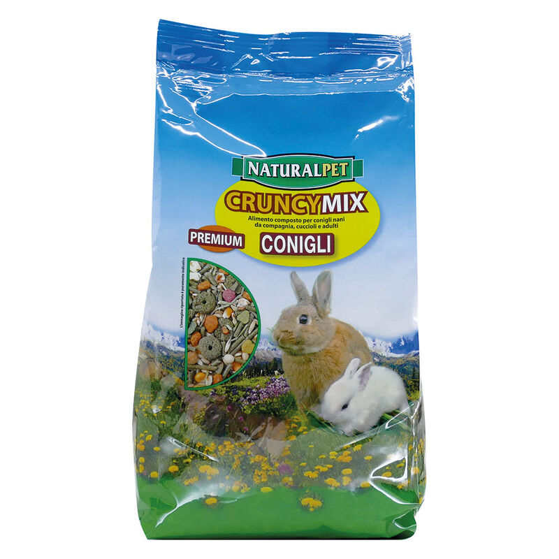 Naturalpet Cruncy Mix per conigli 900gr