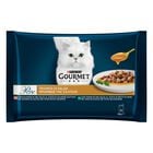 Gourmet Perle Cat Adult Trionfo di Salsa Tonno e Salmone 4 x 85 gr