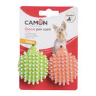 Camon Gioco per cani riccio in latex con squeaker 2 pz