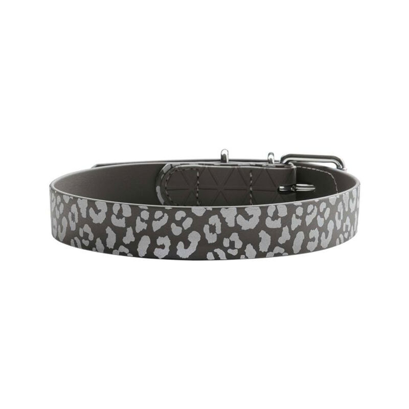 Hunter Collare Convenience Reflect Tg. 60/L Grigio Leopardato