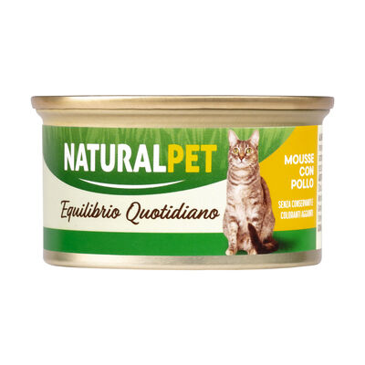Naturalpet Cat Adult Mousse con Pollo 85 gr