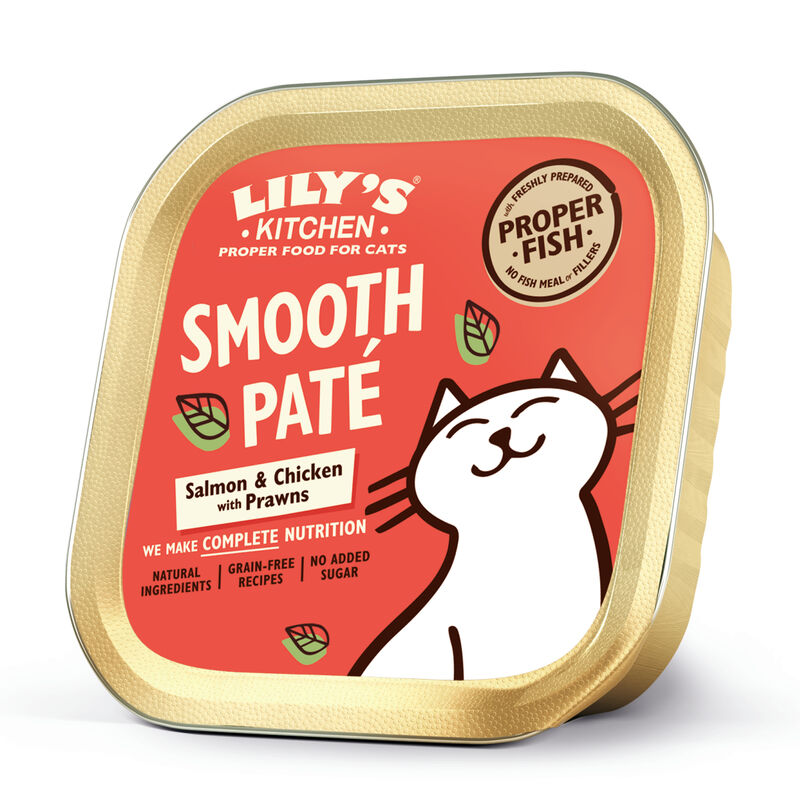 Lily's Kitchen Cat Adult Smooth Paté Salmone e Pollo 85 gr