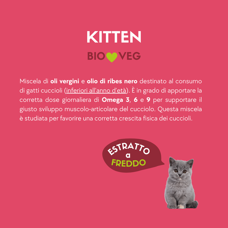 Joepet Kitten Bio Veg Olio 250 ml