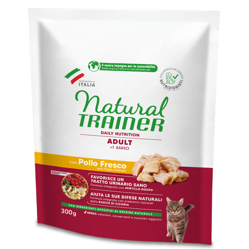 Natural Trainer Cat Adult al Pollo 300 gr