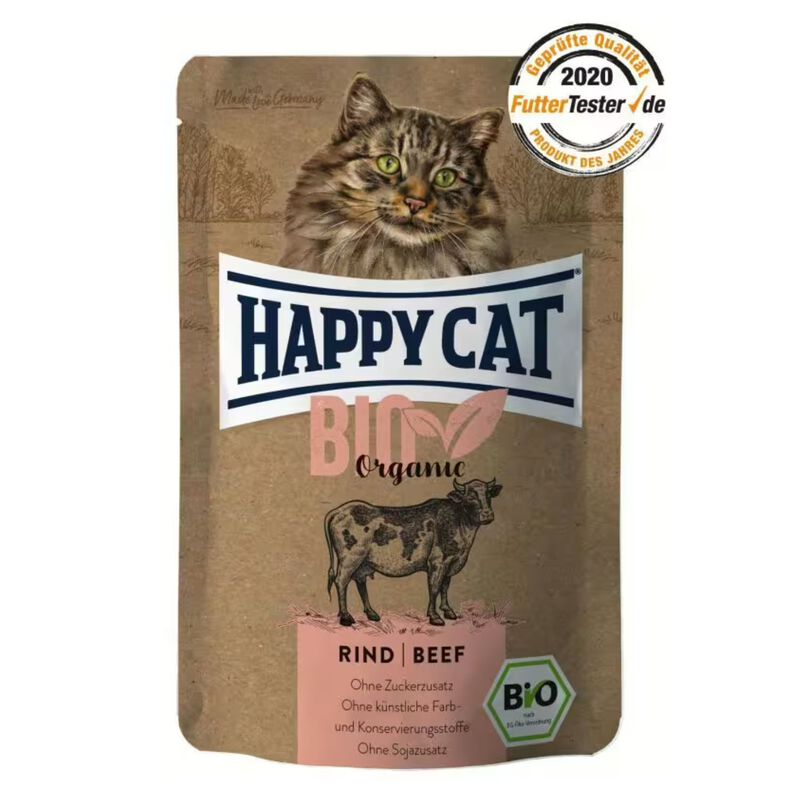 Happy Cat Bio con Manzo 85 gr