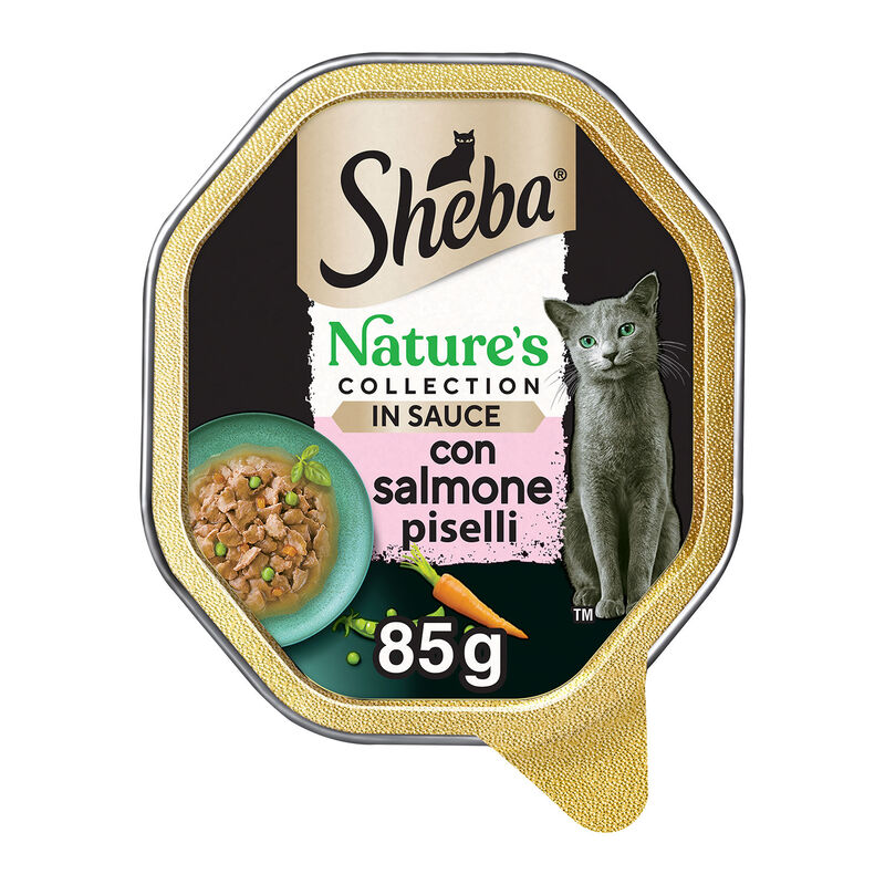 Sheba Cat Adult Nature's Collection Salmone con Piselli 85 gr