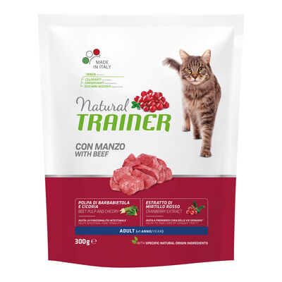 Natural Trainer Cat Adult Manzo 300gr