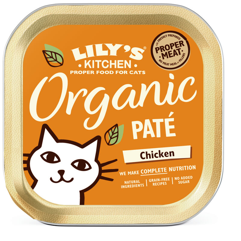 Lily's Kitchen Cat Adult Organic Chicken Dinner, Pollo 85 gr