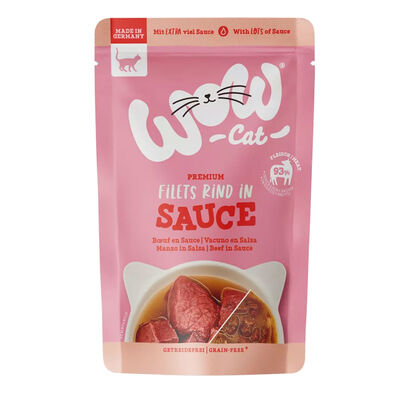 Wow Cat Adult Manzo in salsa 85gr