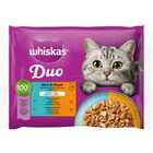 Whiskas Duo Mix Mari e Monti in gelatina 4x85gr