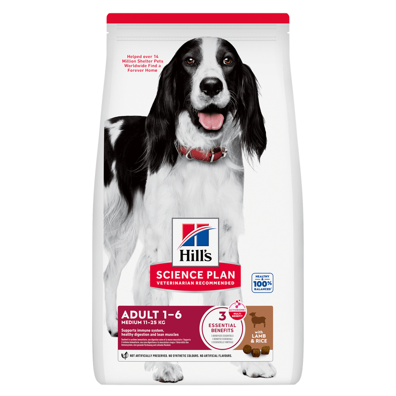 Hill's Science Plan Dog Adult Medium con Agnello e Riso 14 kg