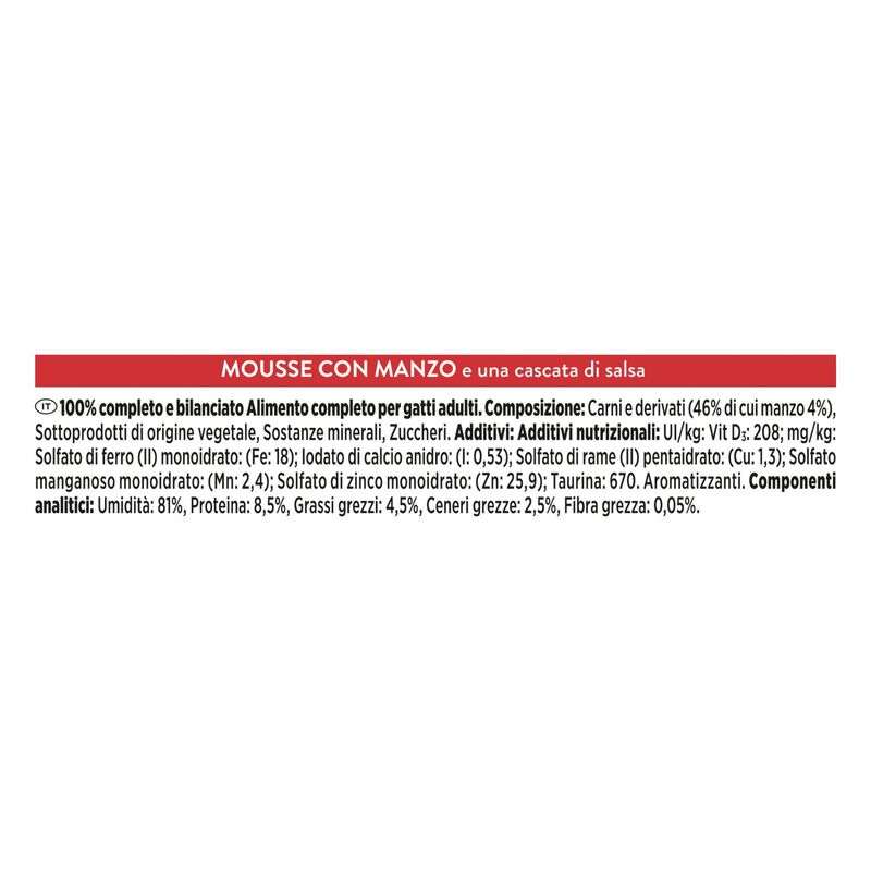 Gourmet Revelations Cat Manzo in mousse 4 pz x57 gr