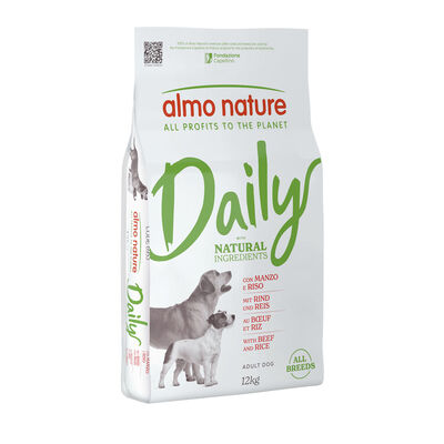 Almo nature Daily Dog All breeds Manzo e riso 12 kg