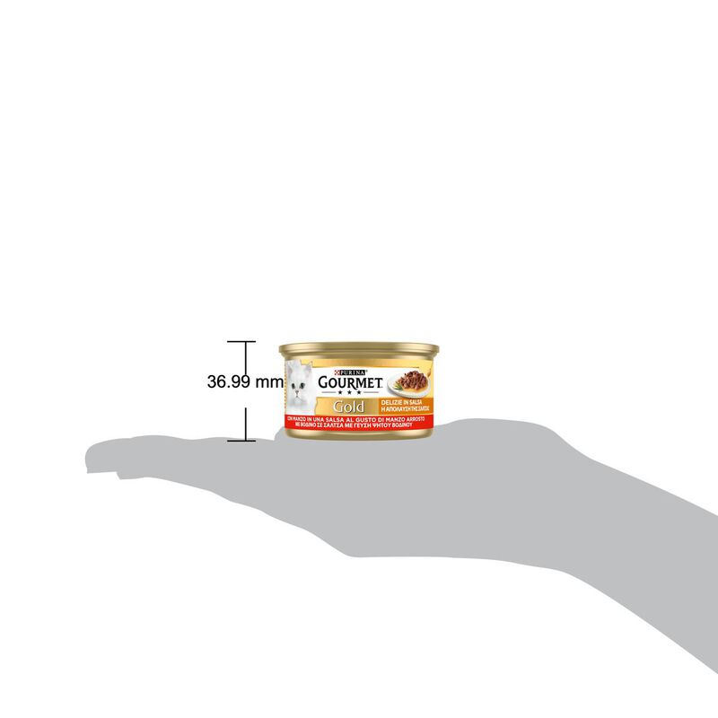 Gourmet Gold Cat Adult Delizie in Salsa Manzo 85 gr