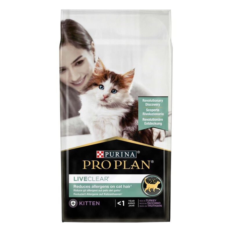 Purina Pro Plan LiveClear Cat Kitten ricco In Tacchino 1,4 kg