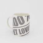 Mug in ceramica con stampa grigia 100% Pet Lover image number 0