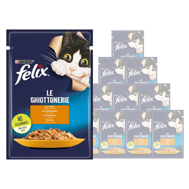 Felix Le Ghiottonerie Cat Adult Con Pollo 85 gr