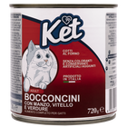 Ket Adult All breeds Bocconcini Manzo e Vitello 720 gr