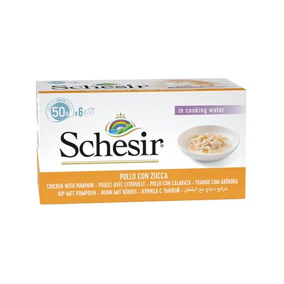 Schesir Cat Pollo con Zucca 6x50g