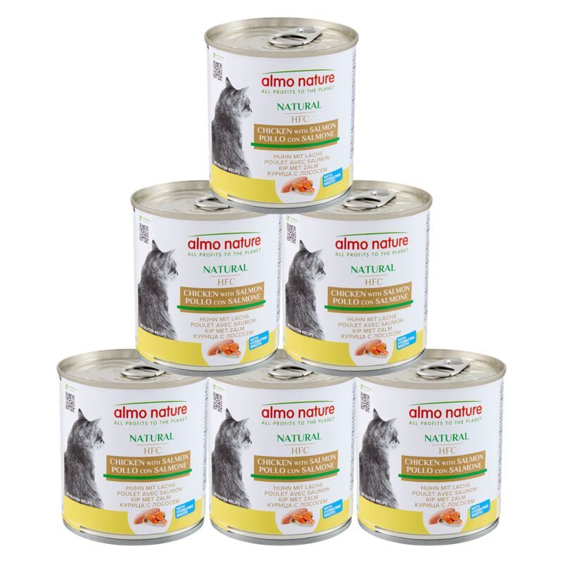 Almo Nature HFC Natural Cat Pollo con Salmone 280 gr