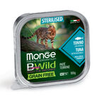 Monge Natural Superpremium Cat Adult Bwild Sterlised Tonno 100 gr image number 0