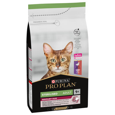 Purina Pro Plan Savoury Duo Cat Adult 1+ Sterilised Anatra e Fegato 1,5 kg