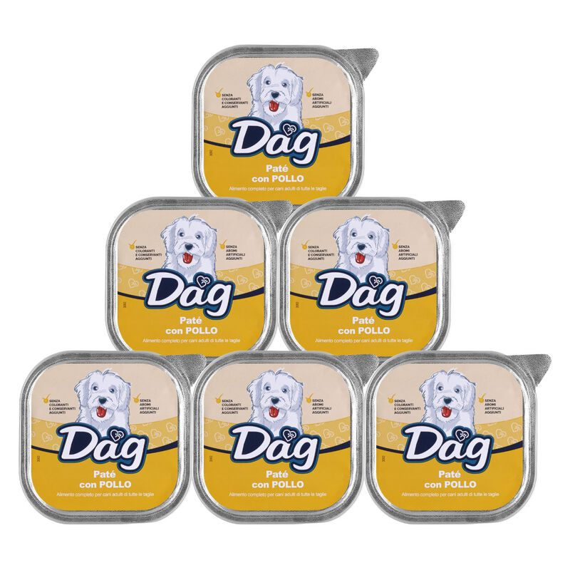 Dag Dog Adult All Breed pat&eacute; con Pollo 300gr