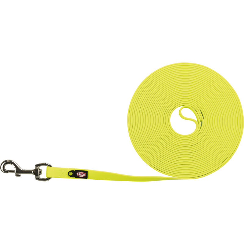Trixie Guinzaglio da caccia Giallo Fluo M-XL 10 mt