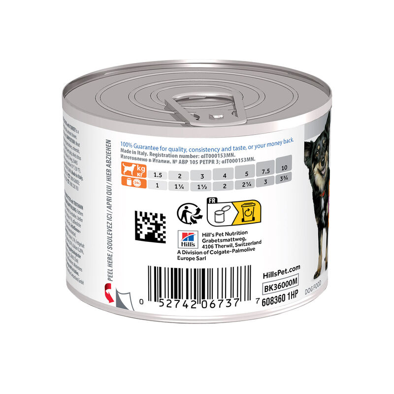 Hill's Science Plan Perfect Digestion Dog Adult Small & Mini Mousse con tacchino 200gr