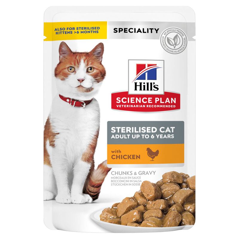 Hill's Science Plan Cat Adult Sterilised con Pollo 85 gr