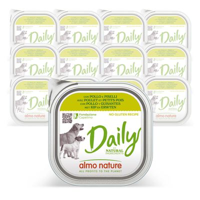 Almo Nature Daily Dog Adult Pollo Piselli 300gr