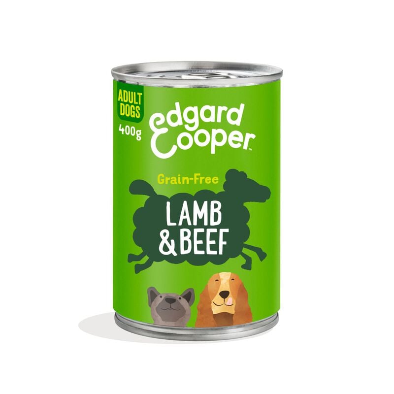 Edgard & Cooper Dog Adult Agnello e Manzo 400 gr
