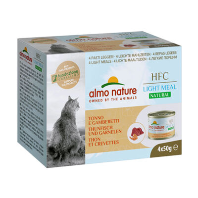 Almo Nature Cat Tonno Gamberetti HFC Light Meal 50g