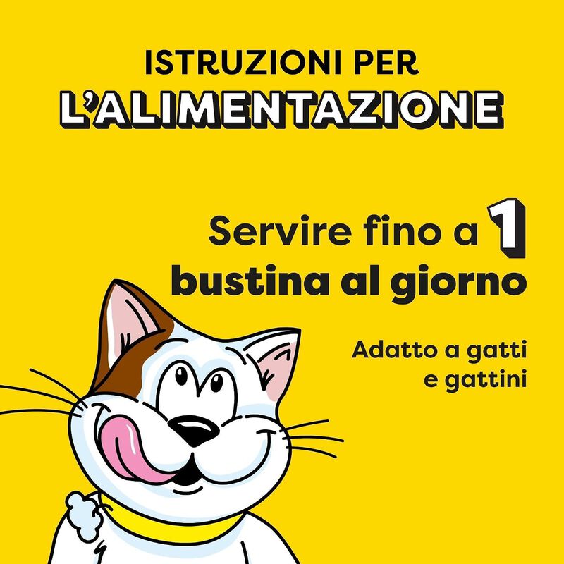 Catisfactions Snack Cremoso per gatti Formaggio 4 pz x 10 gr