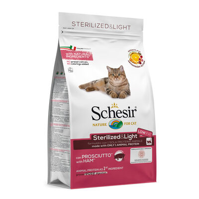 Schesir Cat Sterilized & light con prosciutto 1,5 kg