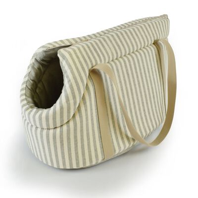 L'Isola dei Tesori Borsa Venere a righe verdi 40x25x21cm