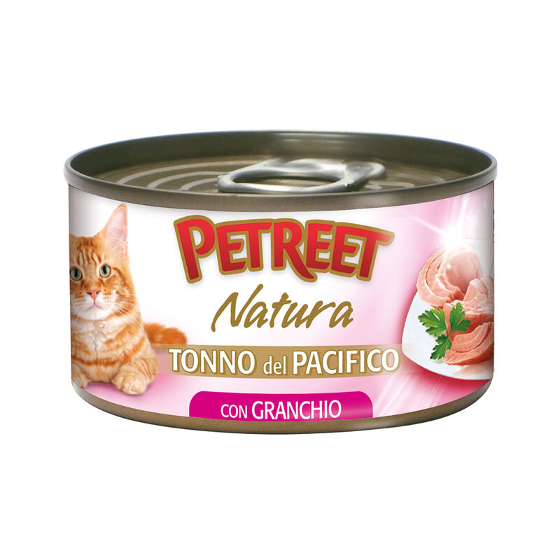 Petreet Cat Tonno del pacifico Tonno con granchio 70 gr