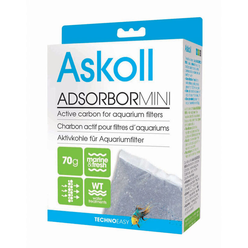 Askoll Adsorbor Mini3 - Filtro per Acquari con Carbone Attivo
