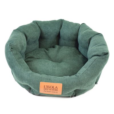 L'Isola dei Tesori Cuccia Softy Premium ovale Blu 65 cm