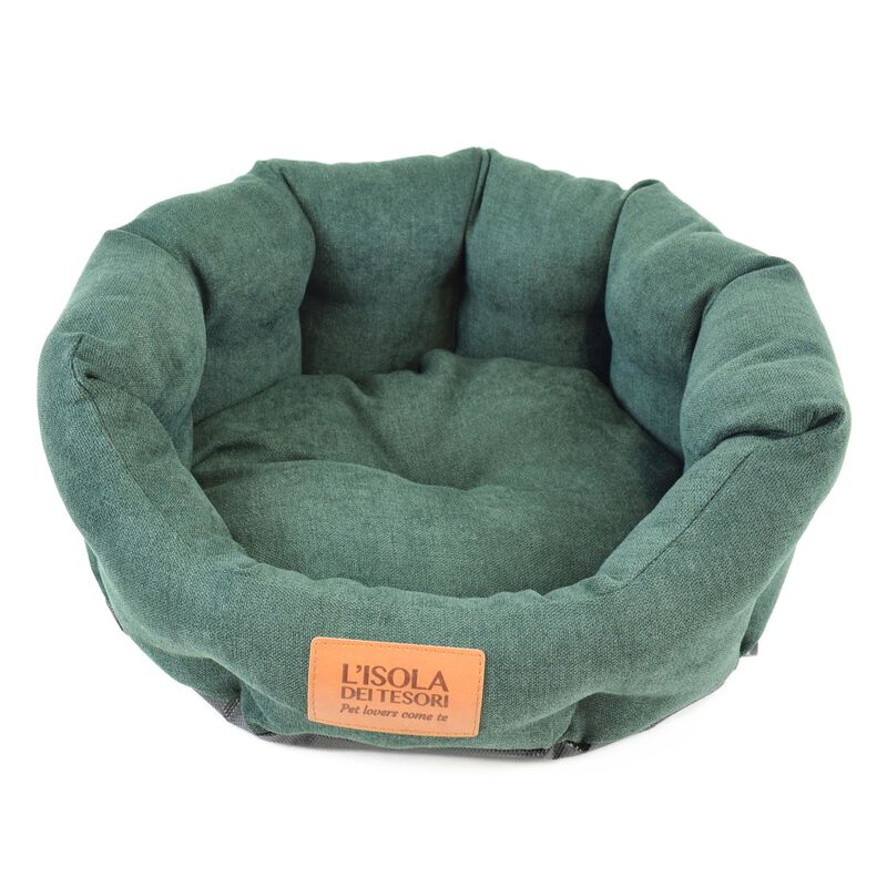 L'Isola dei Tesori Cuccia Softy Premium ovale Blu 65 cm