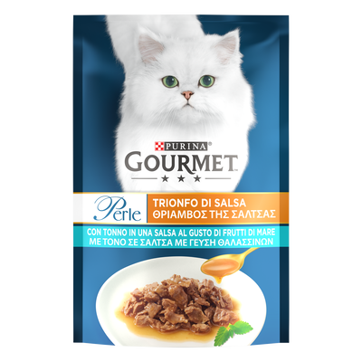 Gourmet Perle Cat Adult Trionfo di Salsa con Tonno 85 gr